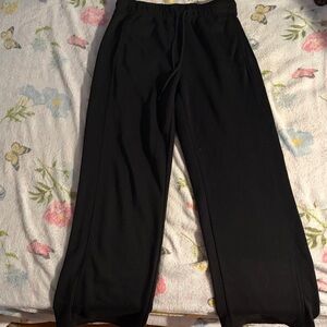 Black Wide-Leg Pants
